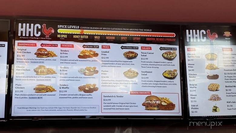 Houston TX Hot Chicken - Murray, UT menu_pic