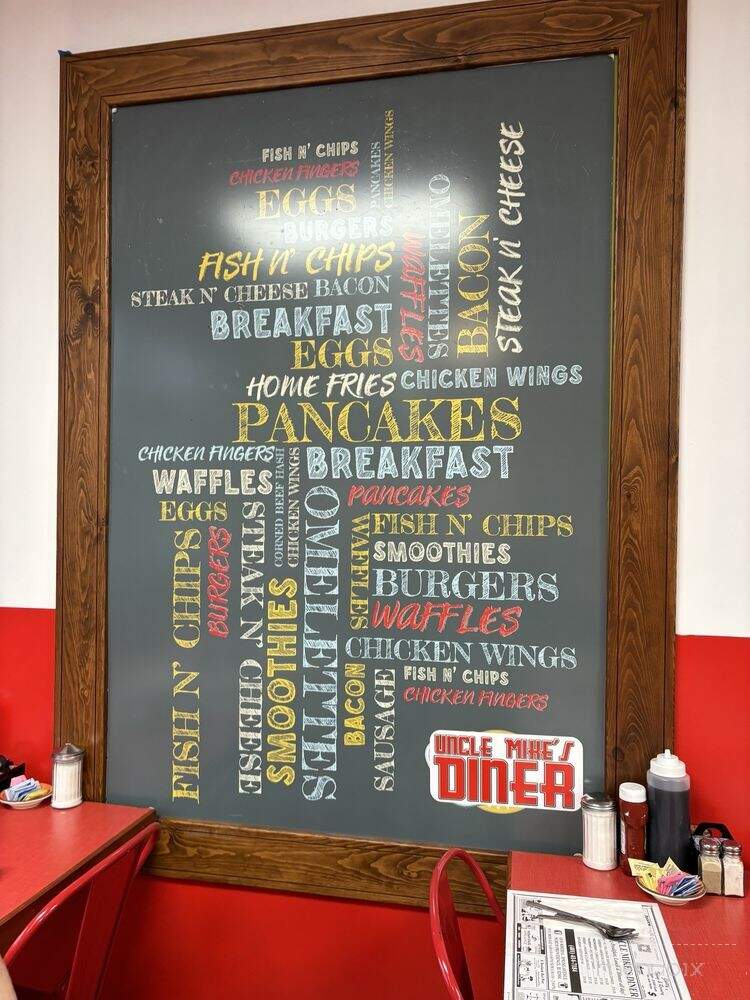 Uncle Mike's Diner - North Providence, RI menu_pic