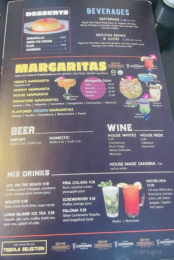 Frida's Mexican Grill - Longwood, FL menu_pic