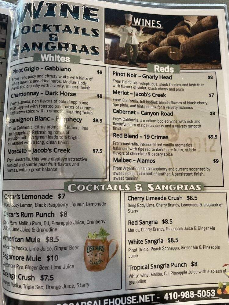 Oscar's Alehouse - Woodstock, MD