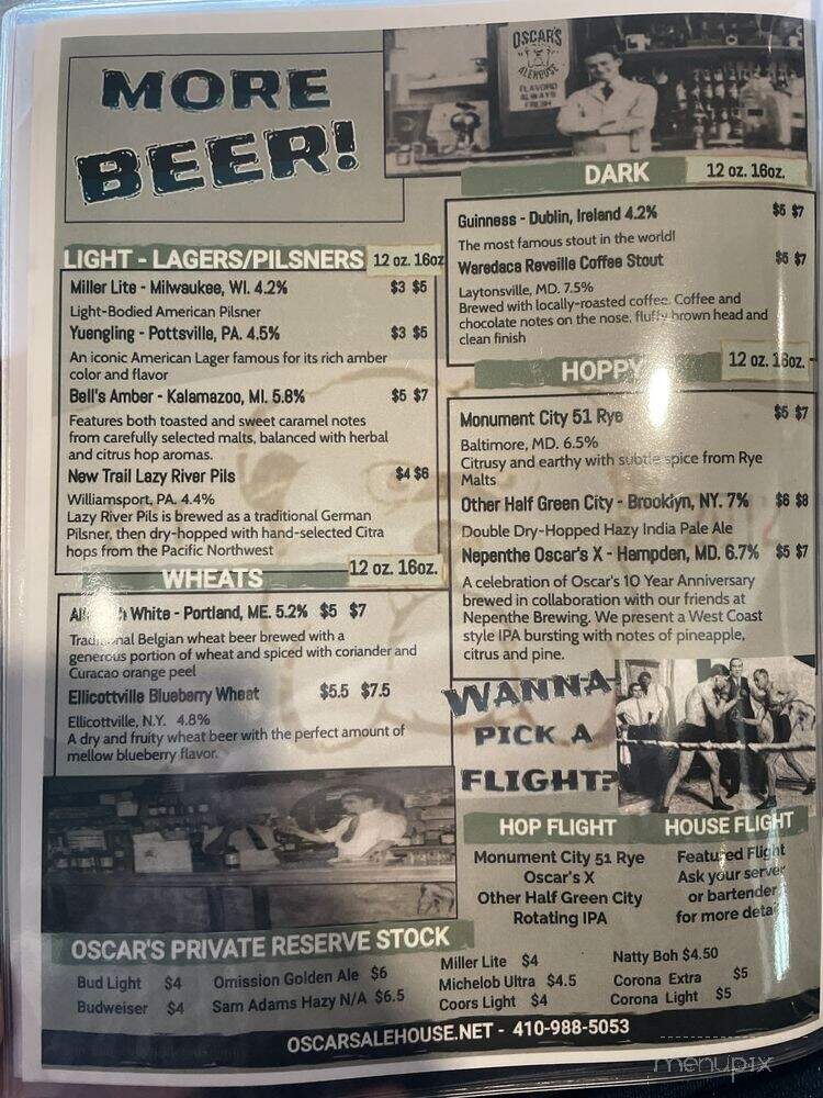 Oscar's Alehouse - Woodstock, MD
