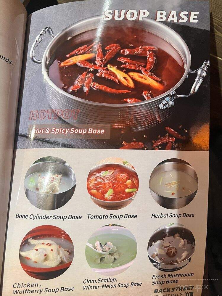 Back Street BBQ & Hotpot - Milwaukee, WI menu_pic