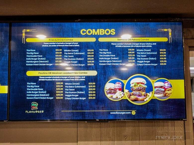 Flavurger - Toronto, ON menu_pic