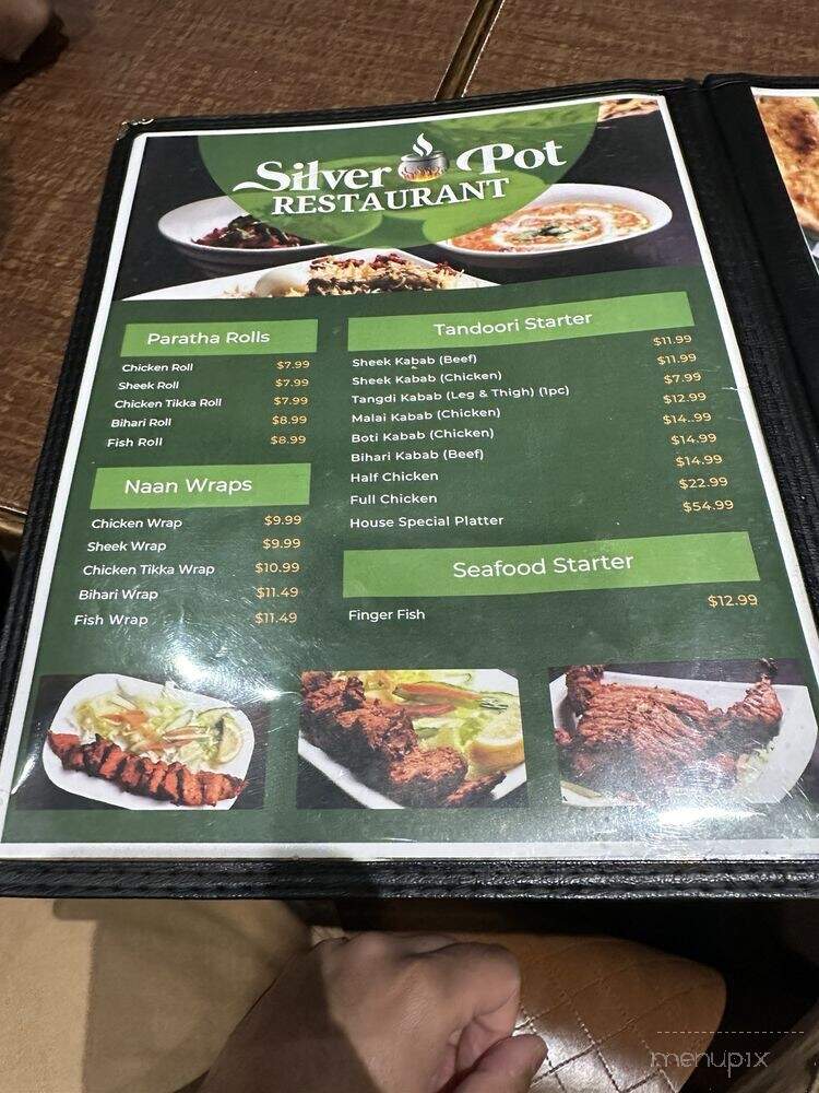 Silver Pot - Toronto, ON menu_pic