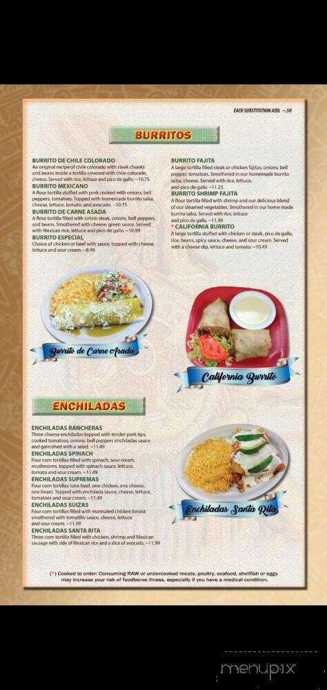 Cancun Family Mexican Restaurant - Kingsport, TN menu_pic