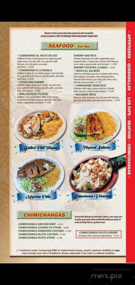 Cancun Family Mexican Restaurant - Kingsport, TN menu_pic