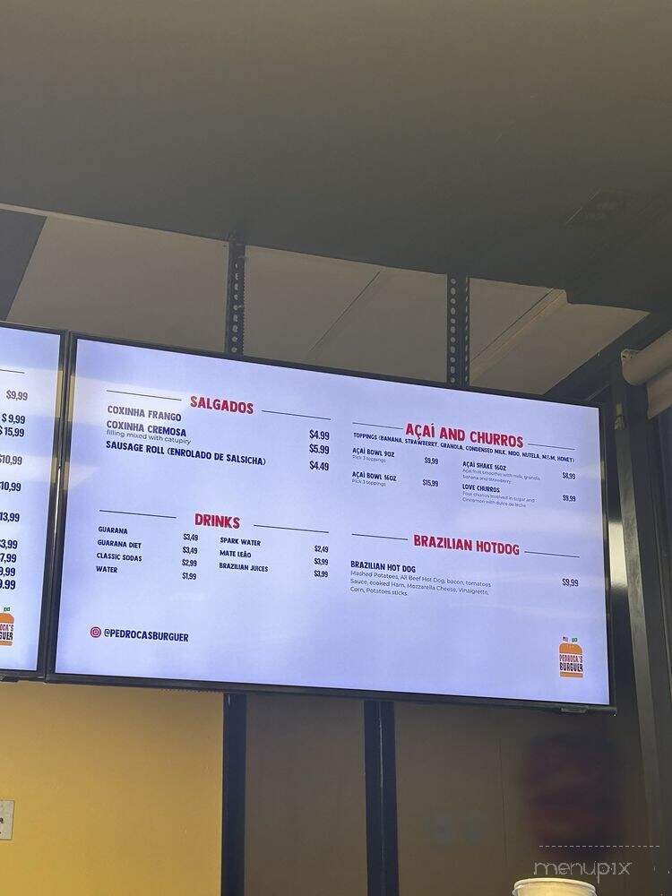 Pedroca's Burguer - Lawndale, CA menu_pic