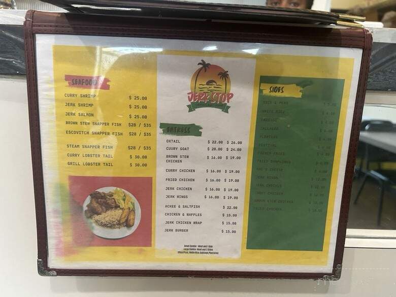 Jerk Stop - Los Angeles, CA menu_pic
