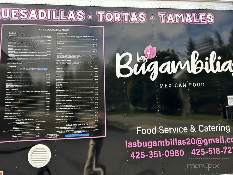 Las Bugambilias - Mercer Island, WA menu_pic