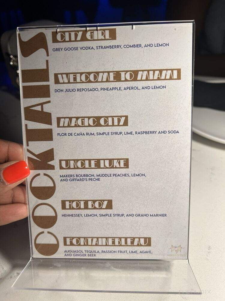 Miami Vibes - Plano, TX menu_pic