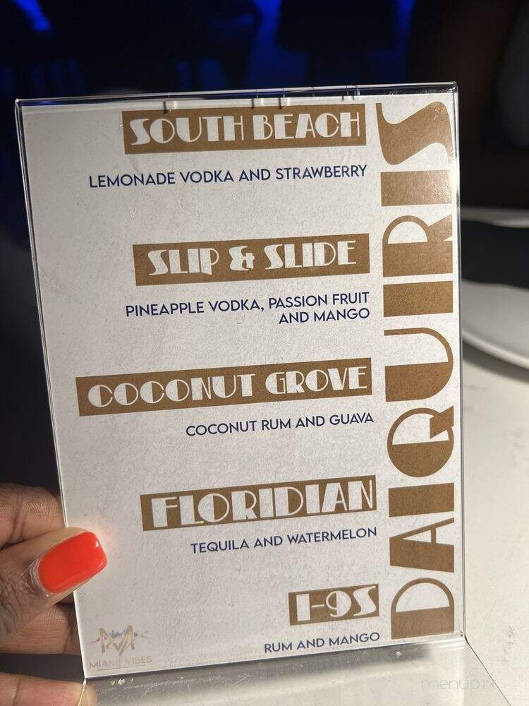 Miami Vibes - Plano, TX menu_pic