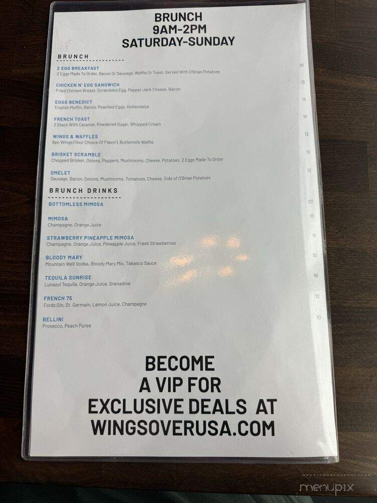 Wings over Heath - Heath, TX menu_pic
