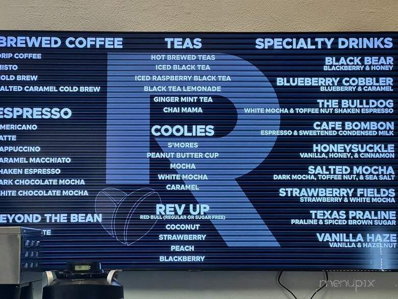 Renew Coffee - Royse City, TX menu_pic