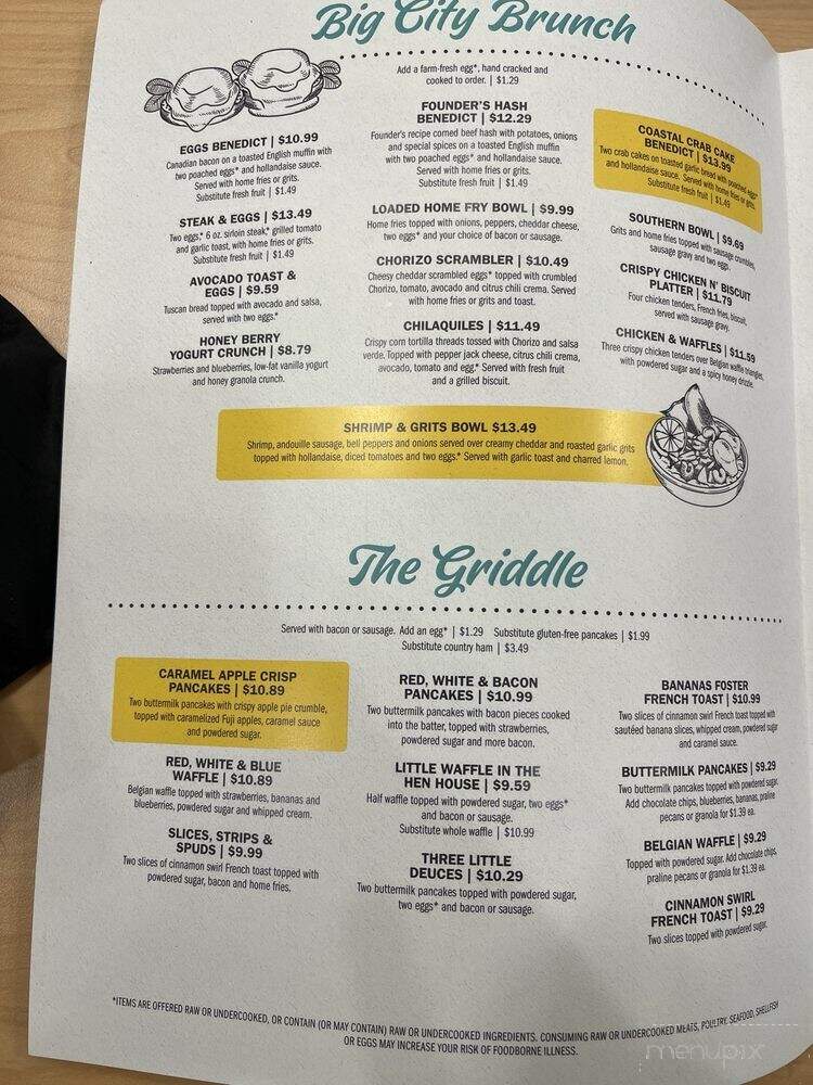 Eggs Up Grill - Dallas, TX menu_pic