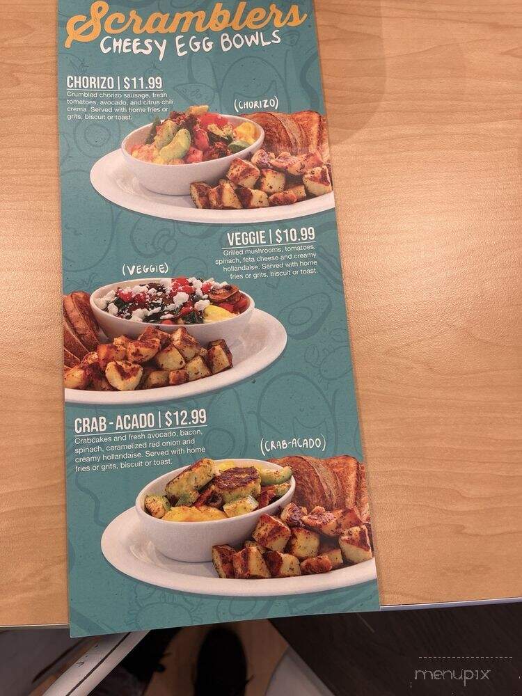Eggs Up Grill - Dallas, TX menu_pic