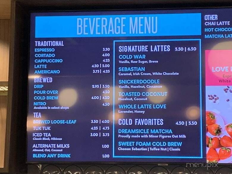 White Rhino Coffee - Garland, TX menu_pic