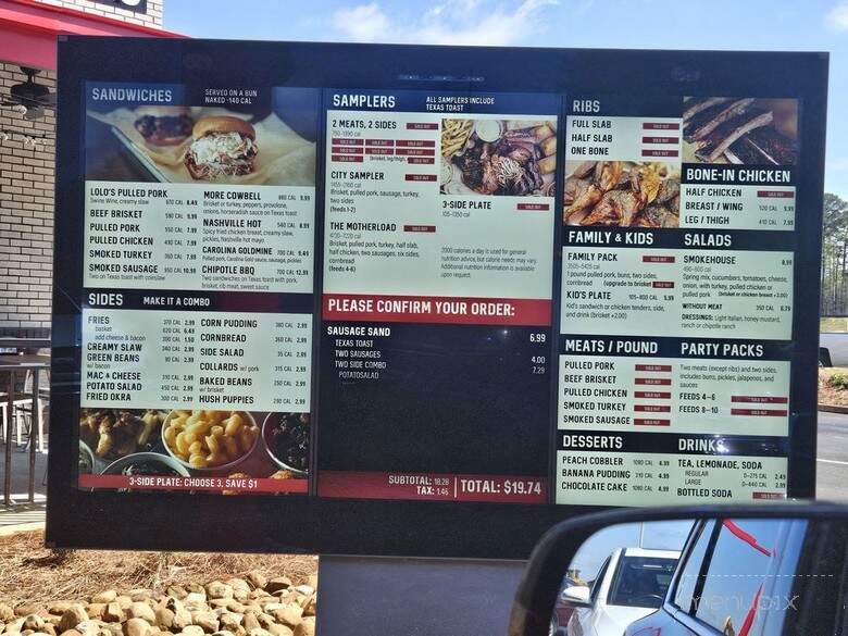 City Barbeque - McDonough, GA menu_pic