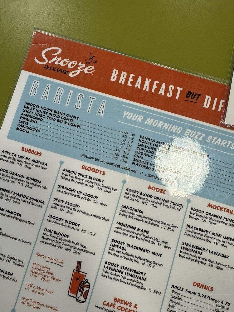 Snooze, an A.M. Eatery - Dunwoody, GA menu_pic