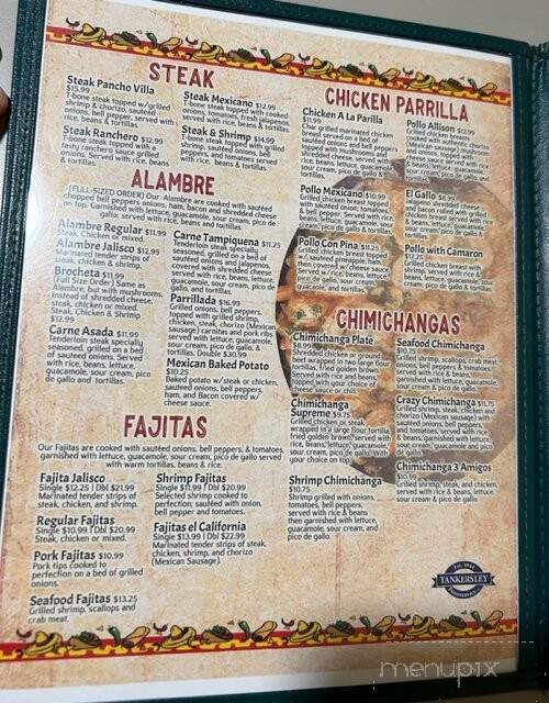 El California Mexican Grill - Waldron, AR menu_pic