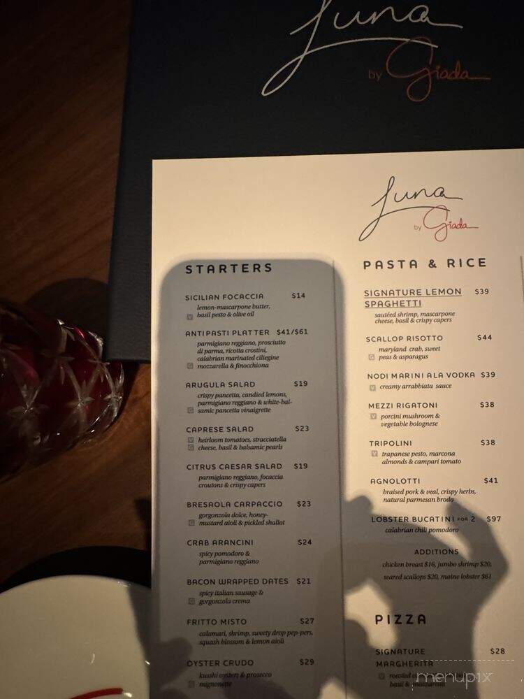 Luna by Giada - Scottsdale, AZ menu_pic