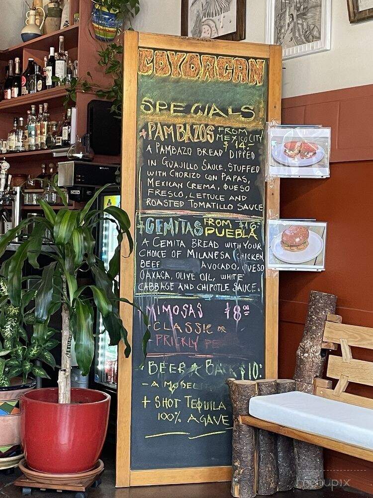 Plaza Coyoacan - Portland, OR menu_pic