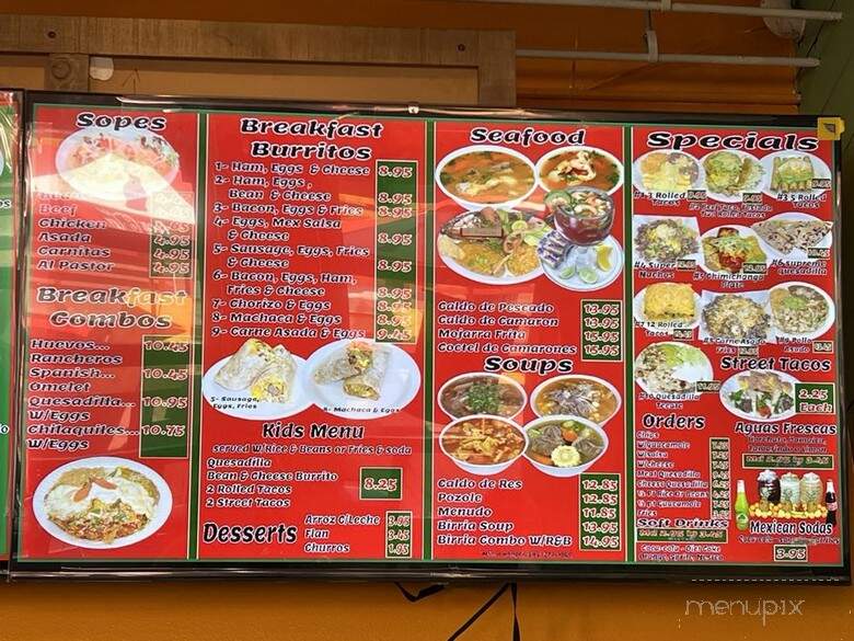 Los Victor's - Albuquerque, NM menu_pic