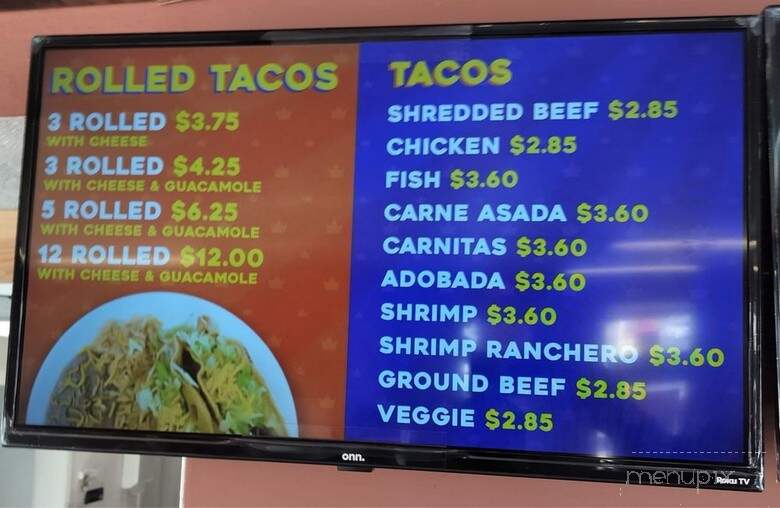 Alvaritos Tacos - Belen, NM menu_pic