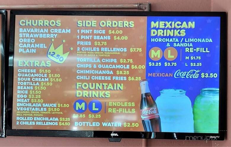 Alvaritos Tacos - Belen, NM menu_pic
