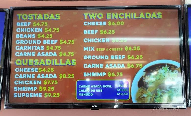 Alvaritos Tacos - Belen, NM menu_pic