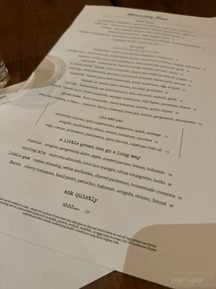 Three One Four - Berkeley, CA menu_pic