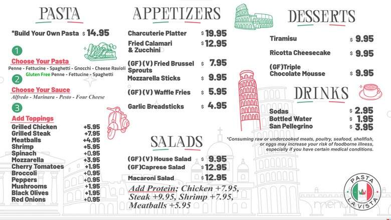 Pasta La Vista - Reno, NV menu_pic
