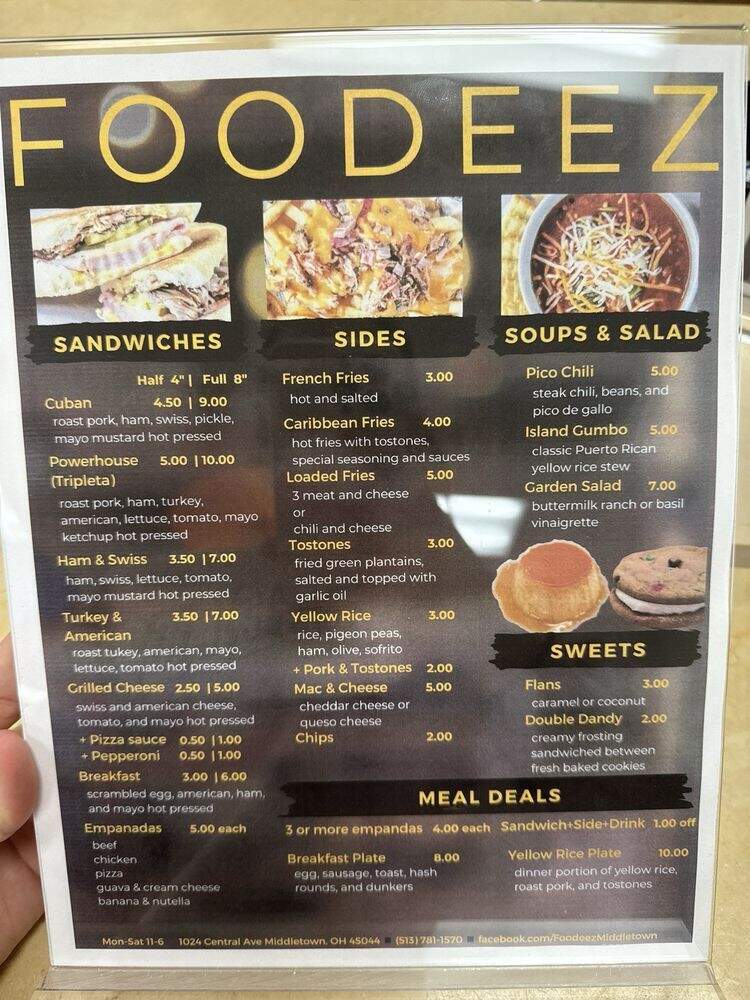 Foodeez - Middletown, OH menu_pic