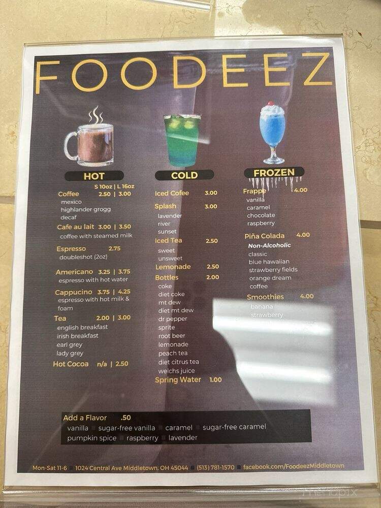 Foodeez - Middletown, OH menu_pic