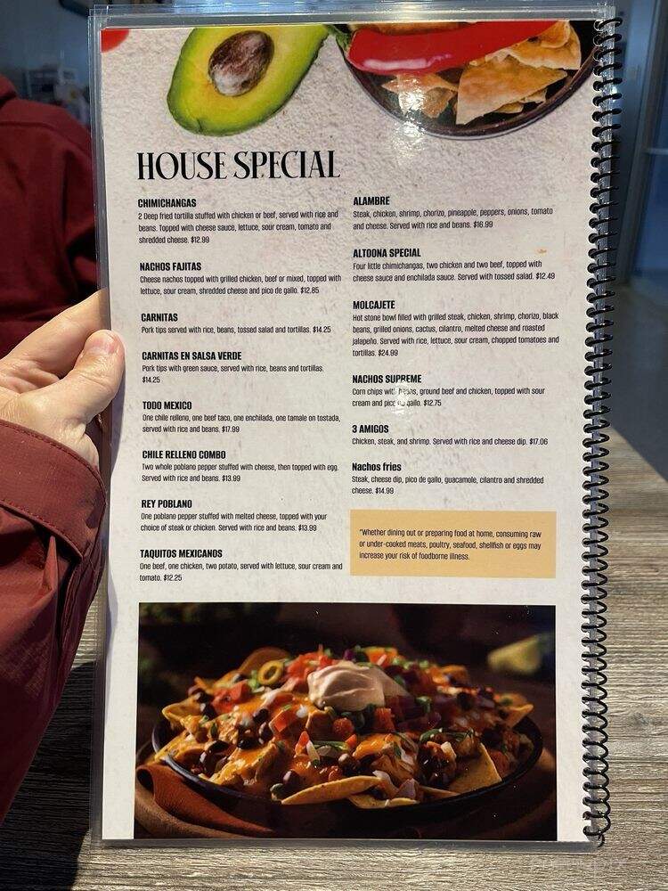 Casa Agave - Altoona, IA menu_pic