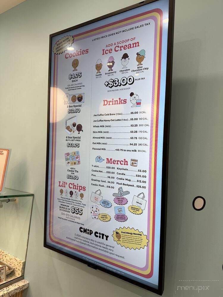 Chip City - Woodbury, NY menu_pic