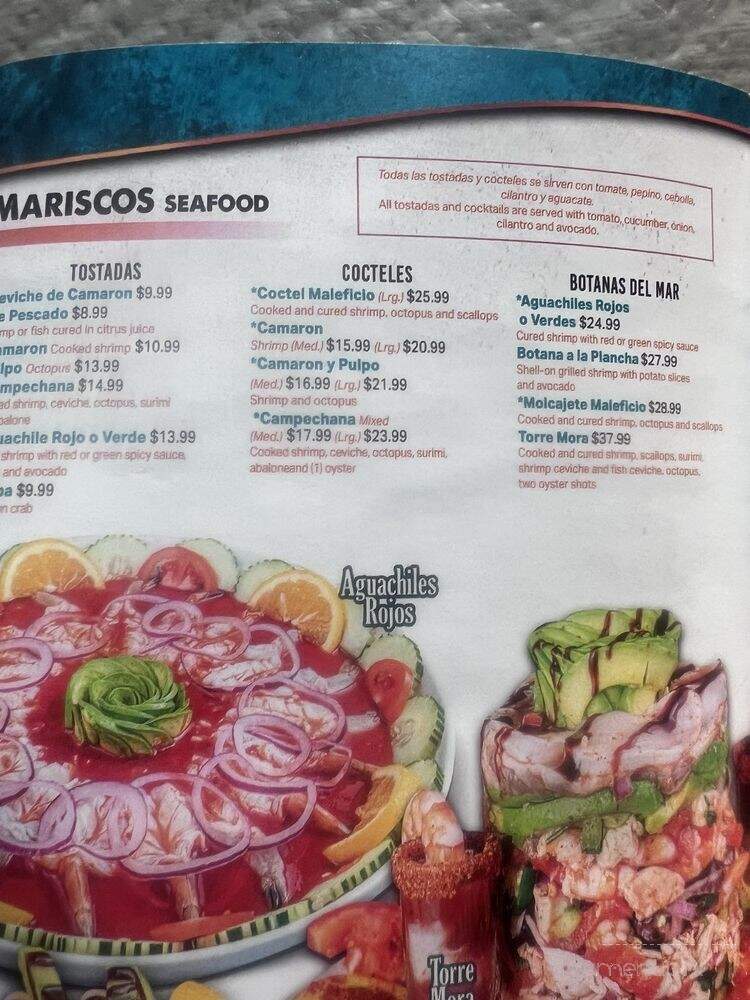 Casa Mora Mexican Grill & Seafood - Arizona City, AZ menu_pic