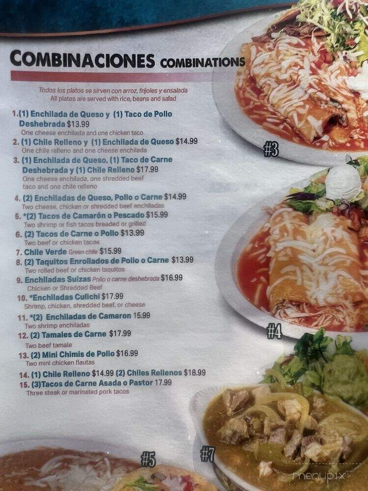 Casa Mora Mexican Grill & Seafood - Arizona City, AZ menu_pic