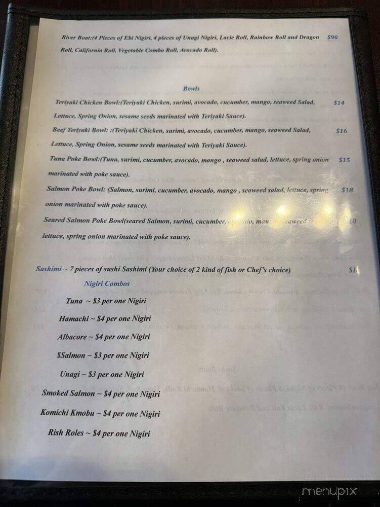 Ikkyu Japanese Restaurant - Chico, CA menu_pic