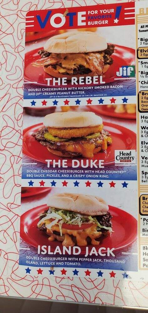Boomerang Diner - Poteau, OK menu_pic