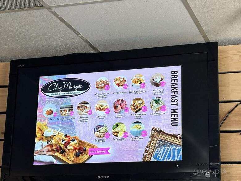 Chez Maryse - Fresno, CA menu_pic
