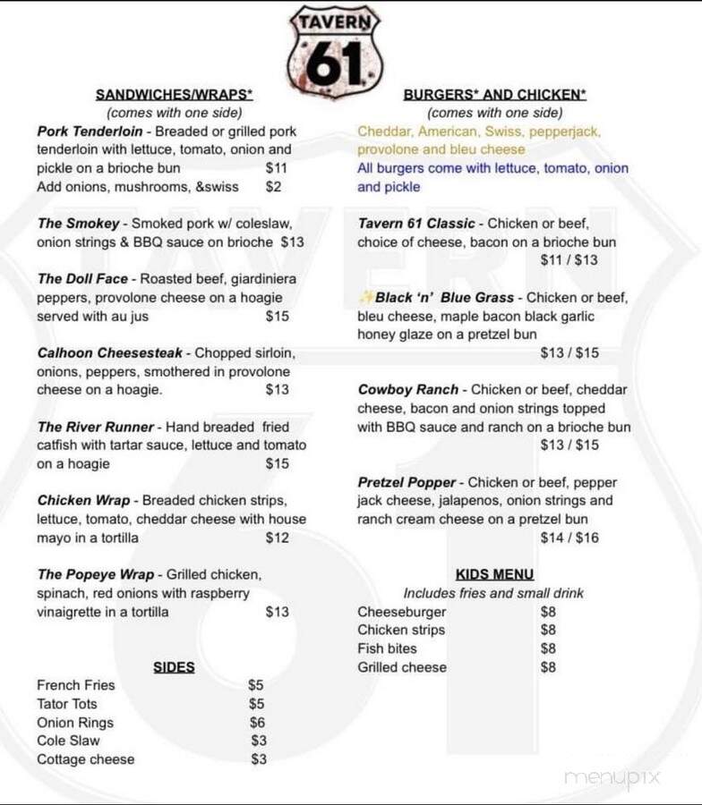 Tavern 61 - Blue Grass, IA