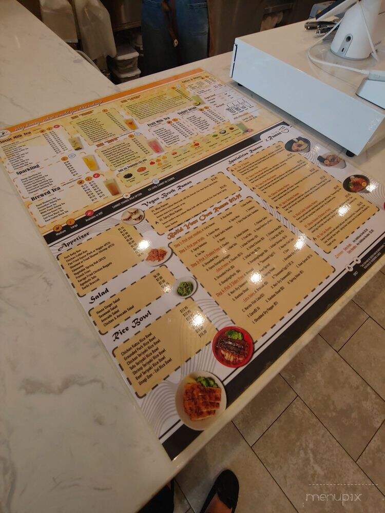 Bubblebee X Ramen - Ashburn, VA menu_pic