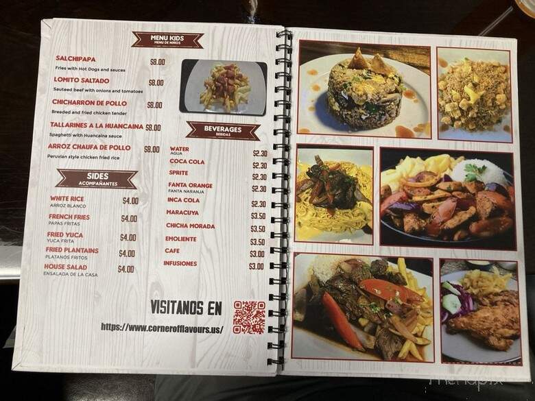 Corner of Flavours - Ranson, WV menu_pic