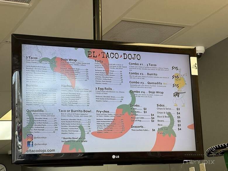 El Taco Dojo - Clinton Township, MI menu_pic