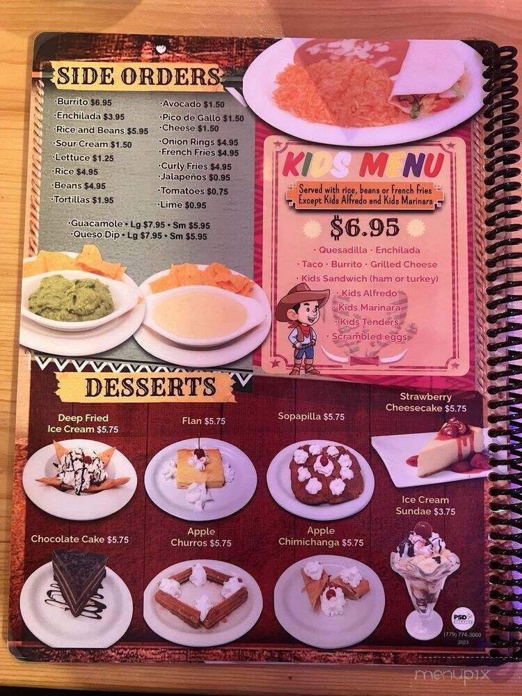 La Herradura - Sparta, WI menu_pic