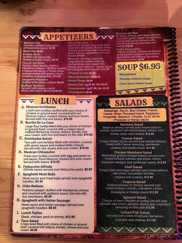 La Herradura - Sparta, WI menu_pic