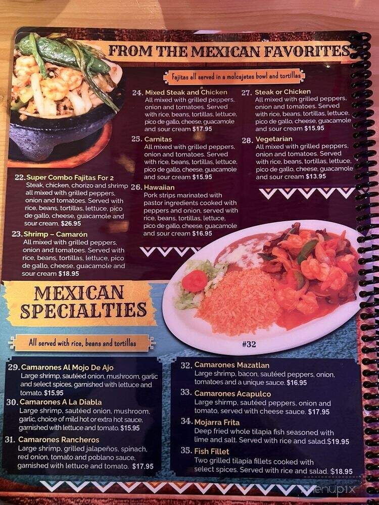 La Herradura - Sparta, WI menu_pic