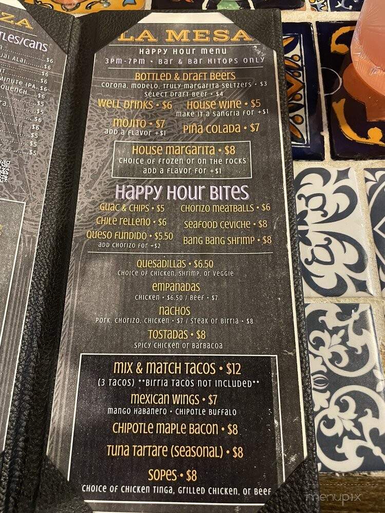 La Mesa - Galloway, NJ menu_pic