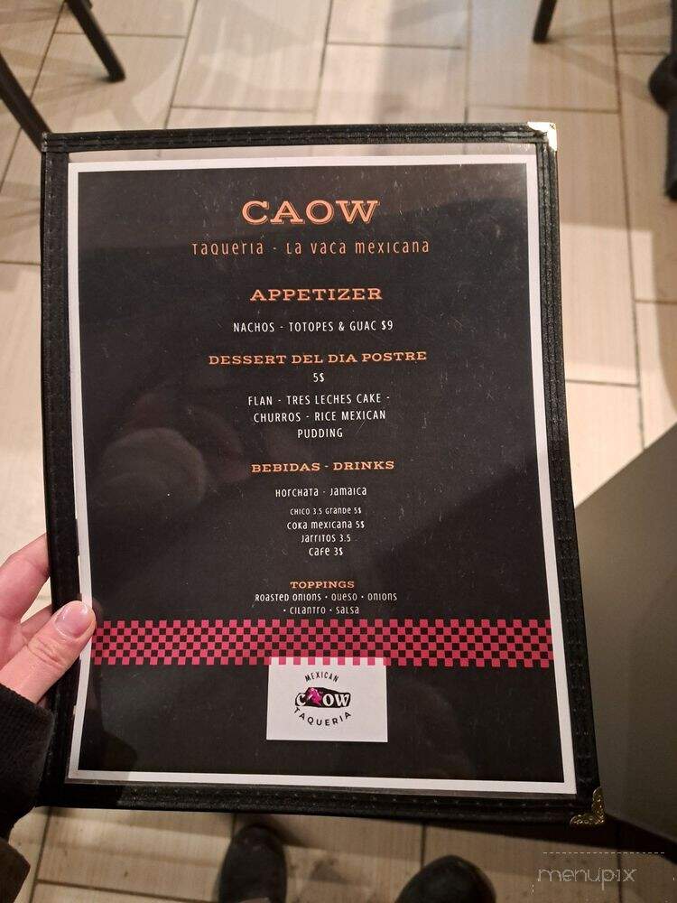 La Vaca Mexicana - Ottawa, ON menu_pic