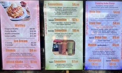 Bubble & Crepe House - Columbus, OH menu_pic